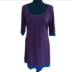 👉🏼LIKE NEW👈🏼 Beauport Parissa Reversible Plum/Navy  Dress size L